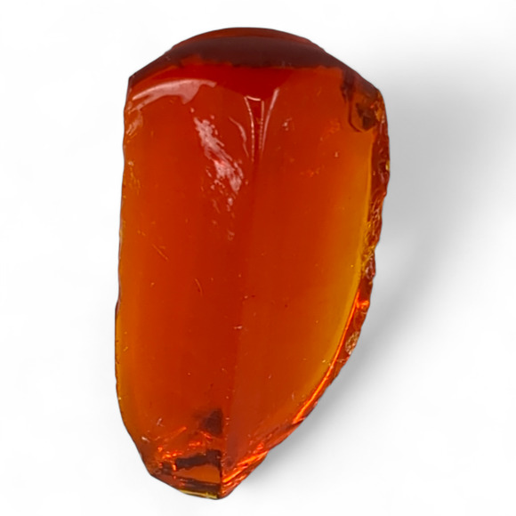 Ruby Amberina Art Glass Cullet Glowing Uranium Slag Glass #4GS75 - Picture 3 of 7